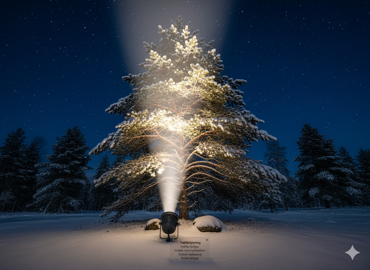 Trærbelysning Spotlight